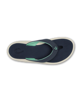 The Olukai Womens Ulele Flip Flops in Trench Blue & Trench Blue