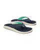 The Olukai Womens Ulele Flip Flops in Trench Blue & Trench Blue