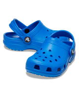 The Crocs Boys Boys Classic Clogs in Blue Bolt