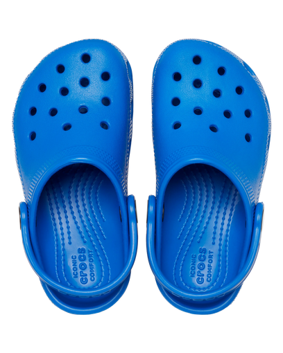 The Crocs Boys Boys Classic Clogs in Blue Bolt