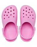The Crocs Girls Girls Classic Clog in Taffy Pink