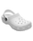 The Crocs Girls Girls Classic Clogs in White