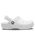 The Crocs Girls Girls Classic Clogs in White