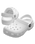 The Crocs Girls Girls Classic Clogs in White