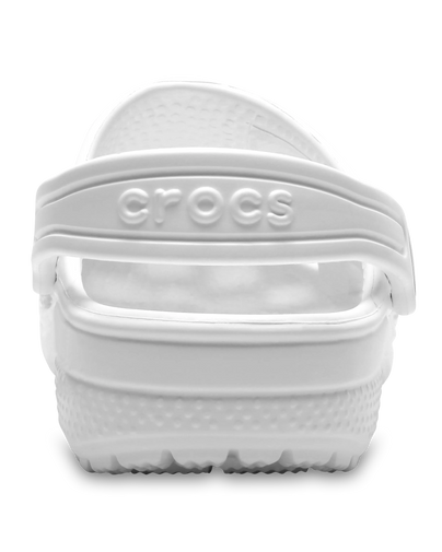 The Crocs Girls Girls Classic Clogs in White