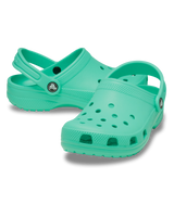 The Crocs Boys Boys Classic Clogs in Lagoon