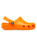 The Crocs Boys Boys Classic Clogs in Orange Zing