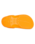 The Crocs Boys Boys Classic Clogs in Orange Zing