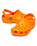 The Crocs Boys Boys Classic Clogs in Orange Zing