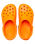 The Crocs Boys Boys Classic Clogs in Orange Zing