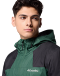The Columbia Mens Inner Limits™ III Jacket in Rain Forest & Black