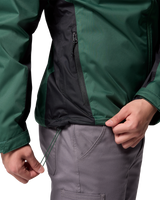 The Columbia Mens Inner Limits™ III Jacket in Rain Forest & Black