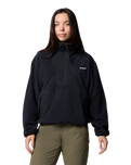 The Columbia Sequoia Grove Half Zip Fleece Jacket in Black | Available at Anns Cottage