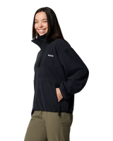 The Columbia Sequoia Grove Half Zip Fleece Jacket in Black | Available at Anns Cottage