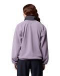 The Columbia Womens Sequoia Grove Half Zip Fleece Jacket in Shale Purple, Shark & Shark