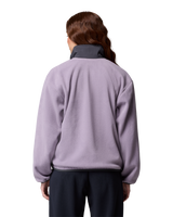 The Columbia Womens Sequoia Grove Half Zip Fleece Jacket in Shale Purple, Shark & Shark