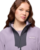 The Columbia Womens Sequoia Grove Half Zip Fleece Jacket in Shale Purple, Shark & Shark