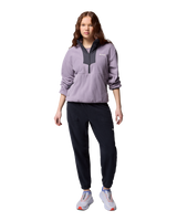 The Columbia Womens Sequoia Grove Half Zip Fleece Jacket in Shale Purple, Shark & Shark