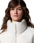The Columbia Womens Leadbetter Point II Sherpa Hybrid Jacket in Sea Salt & Dark Stone