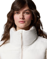 The Columbia Womens Leadbetter Point II Sherpa Hybrid Jacket in Sea Salt & Dark Stone