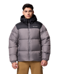 The Columbia Mens Puffect™ II Jacket in City Grey & Black