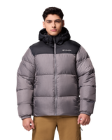 The Columbia Mens Puffect™ II Jacket in City Grey & Black