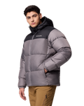 The Columbia Mens Puffect™ II Jacket in City Grey & Black