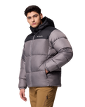 The Columbia Mens Puffect™ II Jacket in City Grey & Black