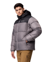 The Columbia Mens Puffect™ II Jacket in City Grey & Black
