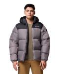 The Columbia Mens Puffect™ II Jacket in City Grey & Black