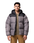 The Columbia Mens Puffect™ II Jacket in City Grey & Black