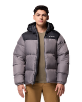 The Columbia Mens Puffect™ II Jacket in City Grey & Black