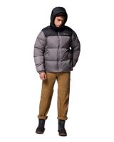 The Columbia Mens Puffect™ II Jacket in City Grey & Black