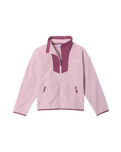 The Columbia Girls Girls Sequoia Grove™ Full Zip Fleece Jacket in Mineral Pink & Antique Mauve