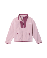 The Columbia Girls Girls Sequoia Grove™ Full Zip Fleece Jacket in Mineral Pink & Antique Mauve