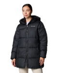 The Columbia Womens Puffect II Mid Hooded Jacket in Black