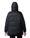 The Columbia Womens Puffect II Mid Hooded Jacket in Black
