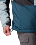 The Columbia Mens Point Park™ Insulated Jacket in Everblue, Shark & Crushed Blue