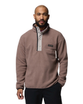The Columbia Mens Helvetia™ II Half Snap Fleece Jacket in Iron