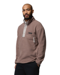 The Columbia Mens Helvetia™ II Half Snap Fleece Jacket in Iron