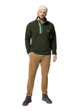 The Columbia Mens Helvetia™ II Half Snap Fleece Jacket in Greenscape