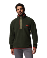 The Columbia Mens Helvetia™ II Half Snap Fleece Jacket in Greenscape