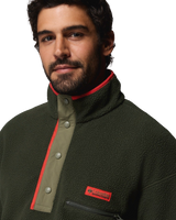 The Columbia Mens Helvetia™ II Half Snap Fleece Jacket in Greenscape