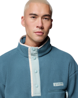 The Columbia Mens Helvetia™ II Half Snap Fleece Jacket in Everblue