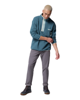 The Columbia Mens Helvetia™ II Half Snap Fleece Jacket in Everblue