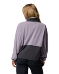 The Columbia Womens Backbowl II Full Zip Fleece Jacket in Shale Purple, Shark & Dark Stone