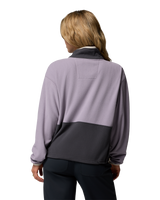 The Columbia Womens Backbowl II Full Zip Fleece Jacket in Shale Purple, Shark & Dark Stone