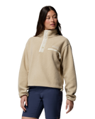 Helvetia™ II Cropped Half Snap Fleece Jacket in Ancient Fossil, Dark Stone & Chalk