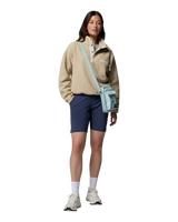 Helvetia™ II Cropped Half Snap Fleece Jacket in Ancient Fossil, Dark Stone & Chalk