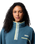 The Columbia Womens Helvetia II Cropped Half Snap Fleece Jacket in Everblue, Crushed Blue & Citron Haze